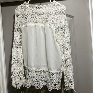 BoHo lace tunic
